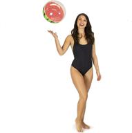 poolcandy watermelon 3d beach ball logo