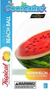 img 1 attached to Poolcandy Watermelon 3D Beach Ball