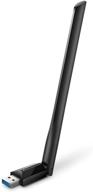 🔌 tp-link archer t3u plus usb wifi adapter - dual band network adapter for desktop pc with high gain antenna, ac1300mbps speed, mu-mimo, windows 10/8.1/8/7/xp, mac os 10.9-10.15 - black logo