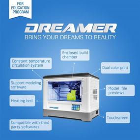img 3 attached to Clear Dual Extruder Flashforge Dreamer Printer - Top Printing Technology