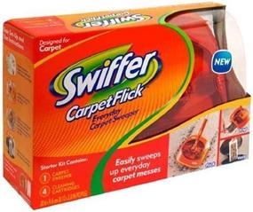 img 3 attached to 🧹 Efficient Cleaning with Swiffer Carpet Flick Carpet Sweeper Starter Kit