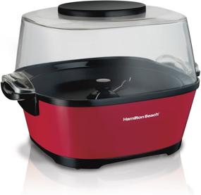 img 1 attached to 🍿 Hamilton Beach Electric Hot Oil Popcorn Popper, Healthy Snack Maker, Red - Produces 24 Cups (73302)