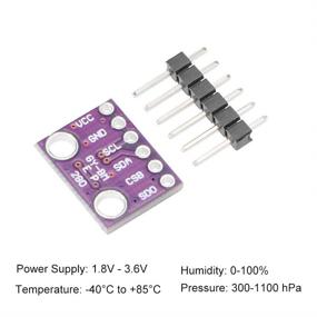 img 1 attached to 🌡️ DaFuRui 5Pack GY-BMP280-3.3: Arduino Compatible Atmospheric Pressure and Temperature Sensor Breakout