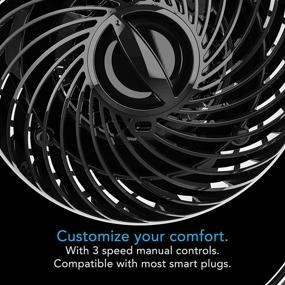 img 1 attached to 🌀 Черный компактный вентилятор Vornado Pivot3C с зажимом и многоповерхностным креплением