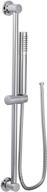 🚿 moen 3887ep modern eco-performance handheld shower with slide bar, metal hose and chrome finish - 30-inch bar and 69-inch hose logo