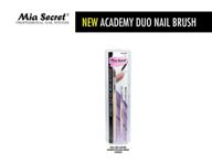 💅 кисть для ногтей mia secret academy duo: обязательная вещь для начинающих студентов! выберите свою прямо сейчас! (8 круглая) логотип