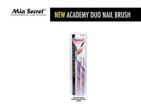 img 1 attached to 💅 Кисть для ногтей Mia Secret Academy Duo: обязательная вещь для начинающих студентов! Выберите свою прямо сейчас! (8 круглая)