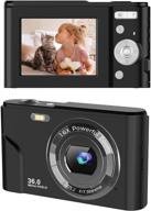 toberto hd digital camera, 1080p vlogging lcd mini camera with 16x zoom 36mp digital point and shoot camera video camera, perfect for kids, students, beginners and beauty face capture logo