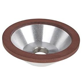 img 3 attached to High-Quality 4-Inch 100mm Grit 180 Diamond Coated Concave Cup Shaped Grinding Wheel - Ideal for Carbide Metal