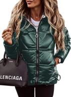 long sleeve full zip water resistant packable jackets women's clothing in coats, jackets & vests logo