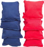 🪑 compact bean bag set: 3.5x3.5 inches by tailgate360 - red & blue options логотип