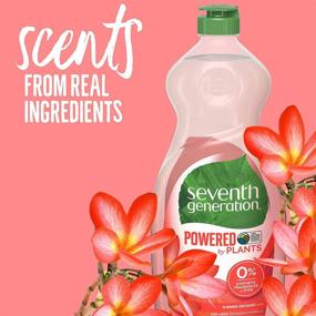 img 1 attached to Seventh Generation Dish Liquid Soap, Summer Orchard Scent, 22 Fl Oz (Pack of 6): Natural Cleaning Power for Sparkling Dishes