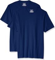👕 amazon essentials slim fit short sleeve crewneck: trendy men's clothing, t-shirts & tanks logo