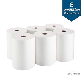 img 3 attached to 🔥 GP PRO enMotion 10” Paper Towel Roll, White, 89460, 800 Feet Per Roll, 6 Rolls Per Case