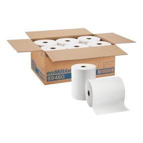 img 4 attached to 🔥 GP PRO enMotion 10” Paper Towel Roll, White, 89460, 800 Feet Per Roll, 6 Rolls Per Case