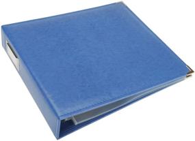 img 1 attached to 📘 We R Memory Keepers Classic Album & Sleeve - 12x12 Ring Binders - Country Blue, 12x12 inches