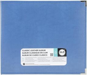 img 2 attached to 📘 We R Memory Keepers Classic Album & Sleeve - 12x12 Ring Binders - Country Blue, 12x12 inches