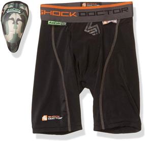 img 4 attached to 🩲 Shock Doctor Adult 235 Compression Short with Hard Cup: Superior Protection and Comfort