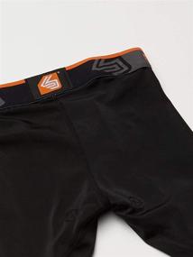 img 1 attached to 🩲 Shock Doctor Adult 235 Compression Short with Hard Cup: Superior Protection and Comfort