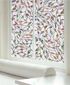 img 4 attached to 🌿 Multicolor Artscape 02-3021 New Leaf Window Film