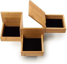 img 1 attached to 🎁 Umbra Tuck Jewelry/Storage Box: Natural Elegance for Organized Bliss
