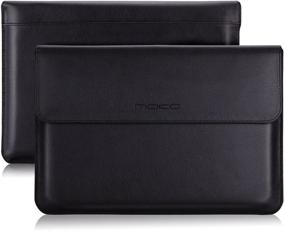 img 1 attached to MoKo 10-11 Inch PU Leather Tablet Sleeve Bag Carrying Case - iPad Pro 11 2021/2020, iPad 9th 8th 7th Gen, iPad Air 4/3, Galaxy Tab A/S6 - Black