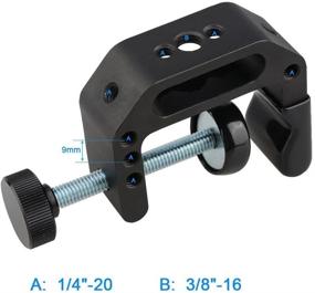 img 2 attached to 🔧 Enhanced CAMVATE Universal C Clamp Aluminum, Extending up to 8 Inches (16")