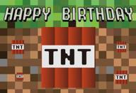 huayi backdrop birthday minecraft background logo