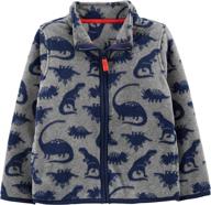 🧥 carter's toddler boys' full-zip fleece jacket - simple joys collection логотип