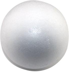 img 1 attached to 6-Inch Smooth Foam Polystyrene Craft Balls (12 Pack) - Ideal for Arts & Crafts, Floral Arrangements, Wedding Party Decorations, Centerpieces - Non-Styrofoam