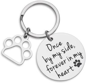 img 4 attached to 🌈 VANLOVEMAC Loss of Pet Memorial Keychain: A Heartwarming Sympathy Gift for Women and Men, Remembering Our Beloved Dogs and Cats