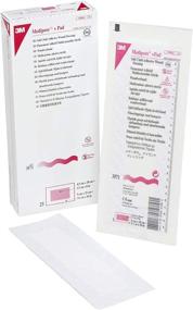 img 3 attached to 🩹 3M Medipore +Pad Soft Cloth Adhesive Wound Dressing, 3.5" x 10", 25 per Box, 3M3571