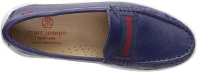 img 2 attached to MARC JOSEPH NEW YORK Leather Boys' Loafers: Stylish and Comfortable Footwear