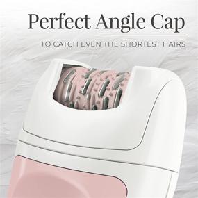 img 2 attached to 💖 Remington Smooth & Silky Total Coverage Epilator: Electric Tweezing System in Pink - EP7010E