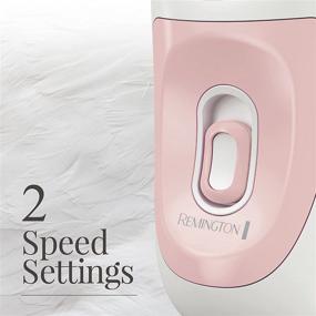 img 1 attached to 💖 Remington Smooth & Silky Total Coverage Epilator: Electric Tweezing System in Pink - EP7010E