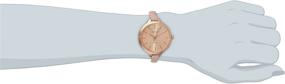 img 3 attached to ⌚️ Johan Eric Herlev Women's Watch: Stainless Steel, Diamonds, Leather Band