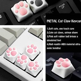 img 2 attached to 🐱 Byhoo Cat Palm Keycap for Cherry MX Switch: Enhance your Gaming Experience with Custom Metal Cat Claw Keycap!