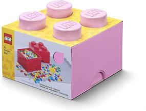 img 4 attached to 🟣 Lilac LEGO Storage Box Brick 4 DIF