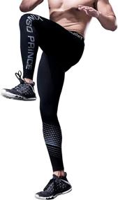 img 2 attached to 🩲 NC FUNGIK 2~3 Pack: Men's Compression Pants - Ultimate Sports Tights for Cool Fitness and Quick-Drying Yoga Clothes