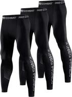 🩲 nc fungik 2~3 pack: men's compression pants - ultimate sports tights for cool fitness and quick-drying yoga clothes logo