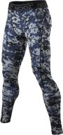 💪 nooz men's quick-dry powerflex compression baselayer pants: legging tights with enhanced seo логотип