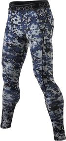 img 4 attached to 💪 Nooz Men's Quick-Dry Powerflex Compression Baselayer Pants: Legging Tights with Enhanced SEO