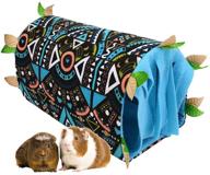 🏞️ hideout cave with curtain for guinea pigs, hamsters & small animals - ideal cage accessories for sleeping habitats логотип