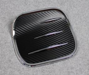 img 3 attached to 🚗 Enhance Your Toyota C-HR's Style with Chrome Fuel Gas Tank Cap Cover Trim - Perfect for 2017-2020 Models!