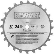 🔪 dewalt dado blade set: 8-inch, 24-tooth - top quality and precision логотип