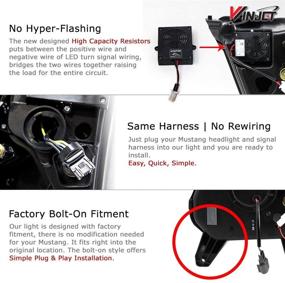 img 2 attached to Winjet CHRNG 0612 B SQ Aftermarket Performance Headlights