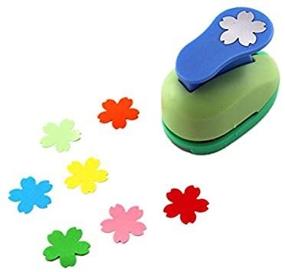 img 3 attached to 🌸 CADY Crafts Punch: Delicate 1-Inch Flower Paper Punches for Elegant DIY Projects