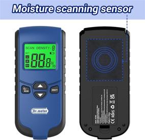 img 2 attached to Dr.meter Pinless Wood Moisture Meter: Accurate & Non-Destructive Detector for Wood Firewood, 4%-80% Moisture Measuring Range