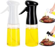 🍽️ 2-pack olive oil sprayer mister for air fryer and cooking, versatile oil spray bottle with refillable spritzer dispenser, ideal for grilling, salad, bbq, baking, roasting, frying, kitchen use logo