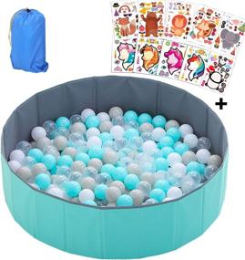 img 4 attached to IRuiYinGo Kids Ball Pit Portable: 🎪 Fun and Convenient Indoor & Outdoor Play